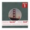 Dark Grey Suede Mat Board for 16x16 Frames - Circle Opening for 8x8 Photos